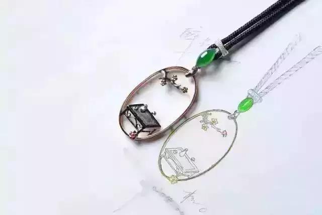 翡翠镶嵌设计图