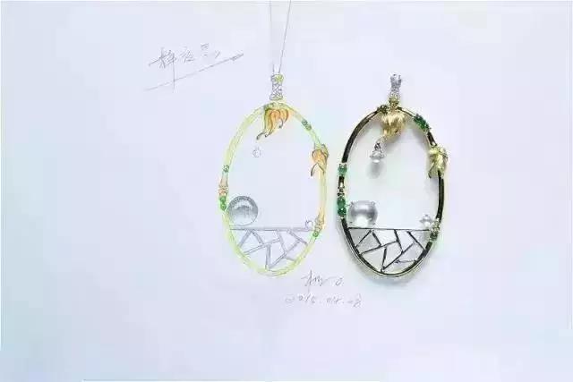 翡翠镶嵌设计图