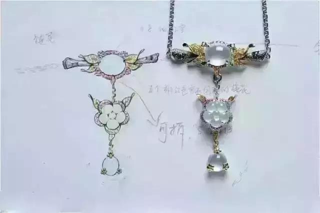 翡翠镶嵌设计图