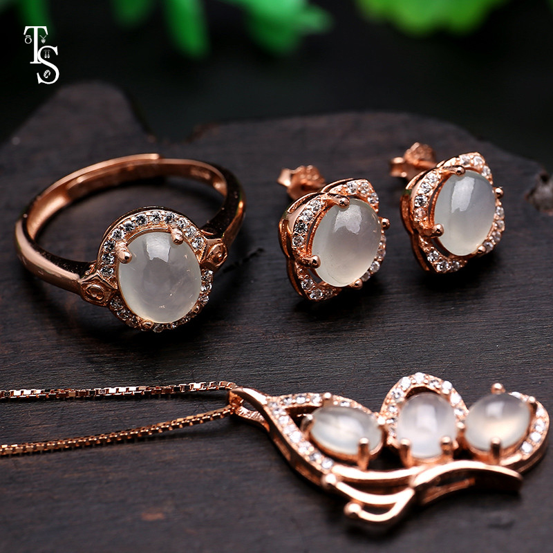 翡翠镶嵌套装：0001